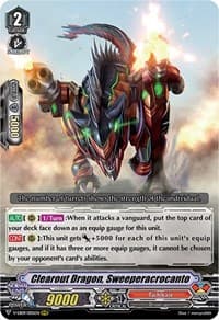 Clearout Dragon, Sweeperacrocanto - V-EB09: The Raging Tactics - Cardfight Vanguard card