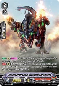Clearout Dragon, Sweeperacrocanto (SP) - V-EB09: The Raging Tactics - Cardfight Vanguard card