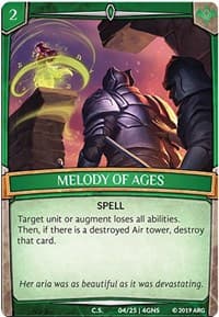 Melody of Ages - Expansion Pack 2: Genesis - Argent Saga TCG card