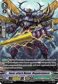 Spear-attack Mutant, Megalaralancer (SP) - V-EB09: The Raging Tactics - Cardfight Vanguard card