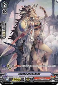 Savage Academian (SP) - V-EB09: The Raging Tactics - Cardfight Vanguard card