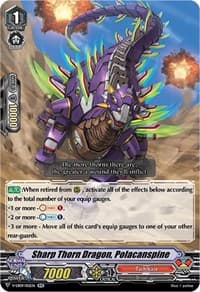 Sharp Thorn Dragon, Polacanspine - V-EB09: The Raging Tactics - Cardfight Vanguard card