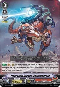 Fiery Light Dragon, Opticalcerato - V-EB09: The Raging Tactics - Cardfight Vanguard card