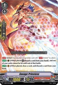 Savage Priestess - V-EB09: The Raging Tactics - Cardfight Vanguard card