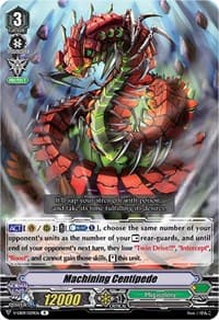 Machining Centipede - V-EB09: The Raging Tactics - Cardfight Vanguard card
