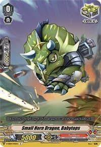 Small Horn Dragon, Babytops - V-EB09: The Raging Tactics - Cardfight Vanguard card