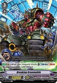 Breaking Granmobile - V-EB09: The Raging Tactics - Cardfight Vanguard card