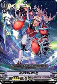 Knockout Strong - V-EB09: The Raging Tactics - Cardfight Vanguard card