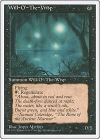 Will-o'-the-Wisp - Fourth Edition - Magic: The Gathering card