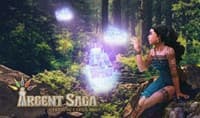 Argent Saga TCG Rubber Playmat - Mirai, Forest Protector - Argent Saga Playmats - Playmats card