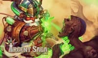 Argent Saga TCG Rubber Playmat - Omega Magic: Kaze - Argent Saga Playmats - Playmats card