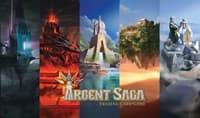 Argent Saga TCG Rubber Playmat - The Towers of Power - Argent Saga Playmats - Playmats card