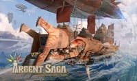 Argent Saga TCG Rubber Playmat - Skytree Warship - Argent Saga Playmats - Playmats card