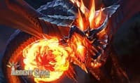 Argent Saga TCG Rubber Playmat - Enraged Dragon - Argent Saga Playmats - Playmats card