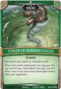 Tower of Surging Gales - Expansion Pack 2: Genesis - Argent Saga TCG card