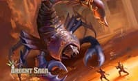 Argent Saga TCG Rubber Playmat - Sandsea Scorpion - Argent Saga Playmats - Playmats card