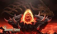 Argent Saga TCG Rubber Playmat - Spawn of Bahamute - Argent Saga Playmats - Playmats card