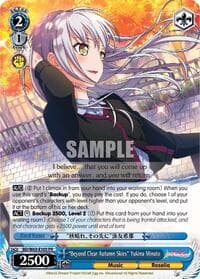 "Beyond Clear Autumn Skies" Yukina Minato - BanG Dream! Girls Band Party! Vol.2 - Weiss Schwarz card