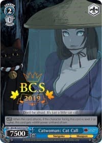 Catwoman: Cat Call - Bushiroad Event Cards - Weiss Schwarz card