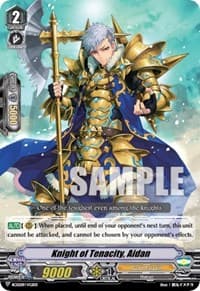 Knight of Tenacity, Aidan - Bushiroad Event Cards - Cardfight Vanguard card