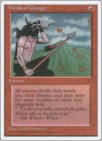 Winds of Change - Fourth Edition - Magic: The Gathering card