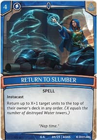 Return to Slumber - Expansion Pack 2: Genesis - Argent Saga TCG card