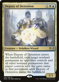 Deputy of Detention - Promo Pack: Throne of Eldraine - Magic: The Gathering card