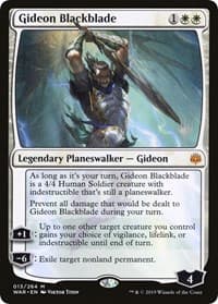 Gideon Blackblade - Promo Pack: Throne of Eldraine - Magic: The Gathering card