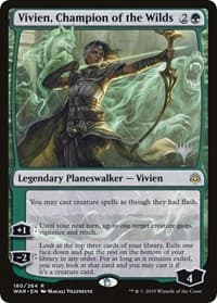Vivien, Champion of the Wilds - Promo Pack: Throne of Eldraine - Magic: The Gathering card