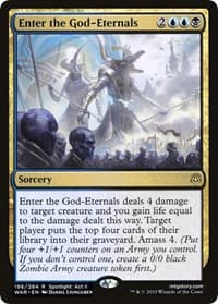 Enter the God-Eternals - Promo Pack: Throne of Eldraine - Magic: The Gathering card