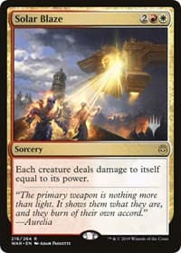 Solar Blaze - Promo Pack: Throne of Eldraine - Magic: The Gathering card