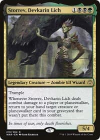Storrev, Devkarin Lich - Promo Pack: Throne of Eldraine - Magic: The Gathering card