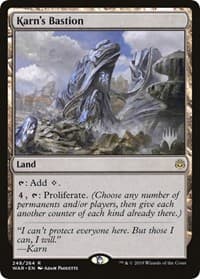 Karn's Bastion - Promo Pack: Throne of Eldraine - Magic: The Gathering card