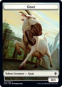 Goat // Food (016) Double-Sided Token - Throne of Eldraine - Magic: The Gathering card