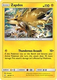 Zapdos - Deck Exclusives - Pokemon card