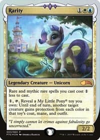 Rarity - Ponies: The Galloping - Magic: The Gathering card