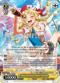 "Happy Adventure" Kokoro Tsurumaki - BanG Dream! Girls Band Party! Vol.2 - Weiss Schwarz card