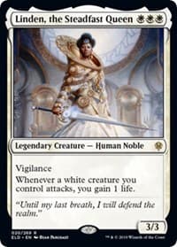 Linden, the Steadfast Queen - Promo Pack: Throne of Eldraine - Magic: The Gathering card