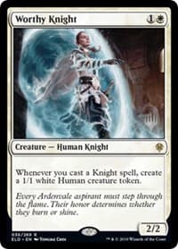 Worthy Knight - Promo Pack: Throne of Eldraine - Magic: The Gathering card