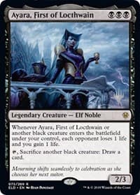 Ayara, First of Locthwain - Promo Pack: Throne of Eldraine - Magic: The Gathering card
