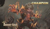 Argent Saga TCG Rubber Event Playmat - Release Events Champion Gen Con 2019 and Local Game Stores - Argent Saga Playmats - Playmats card