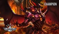 Argent Saga TCG Rubber Event Playmat - Dragonholt, the Fire Champion (September 2019) - Argent Saga Playmats - Playmats card