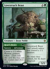 Lovestruck Beast - Promo Pack: Throne of Eldraine - Magic: The Gathering card