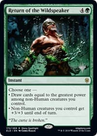 Return of the Wildspeaker - Promo Pack: Throne of Eldraine - Magic: The Gathering card