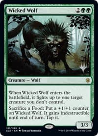 Wicked Wolf - Promo Pack: Throne of Eldraine - Magic: The Gathering card