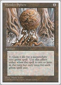 Wooden Sphere - Fourth Edition - Magic: The Gathering card