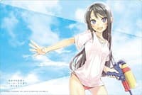 Bushiroad Rubber Mat Collection Vol.424: Bunny Girl Senpai - Mai Sakurajima (Swimsuit Ver.) - Bushiroad Playmats - Playmats card