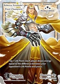 Rebecca, Eeventide's First Champion (Promo Edition) - Exodus Promo Cards - Exodus TCG card