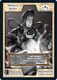 Madness Settles (Limited Edition) - Limited Edition Sketch Cards - Exodus TCG card