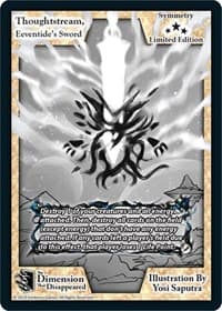 Thoughtstream, Eeventide's Sword (Limited Edition) - Limited Edition Sketch Cards - Exodus TCG card